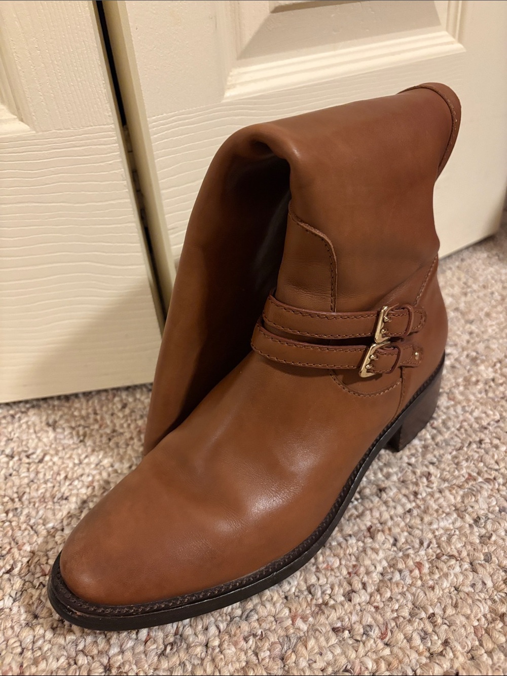 Cole Haan Brown Leather Heeled Boots